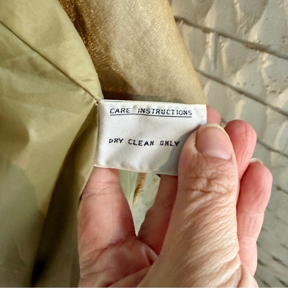 Women's Gold Sheen Utility Jacket - Picture 13 of 13